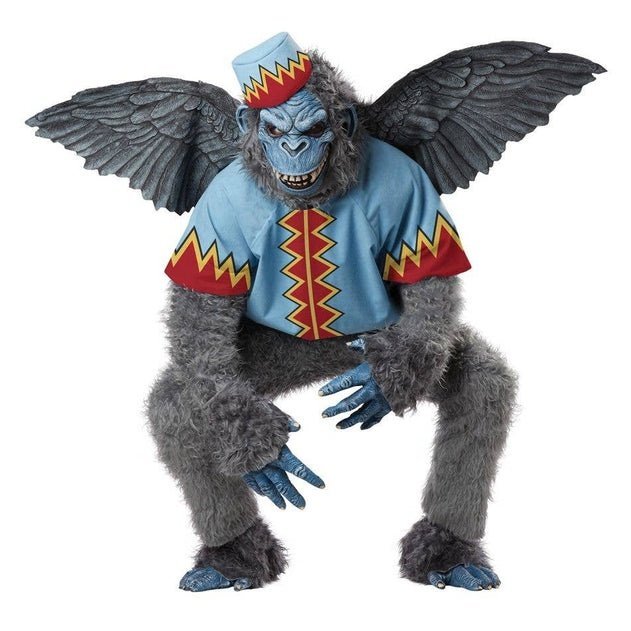 Evil Wizard Of Oz Adult's Deluxe Winged Monkey Costume - Jokers Costume Mega Store