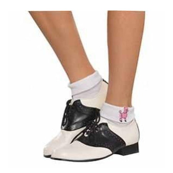 Fab 50s Sock Hop Socks - Jokers Costume Mega Store