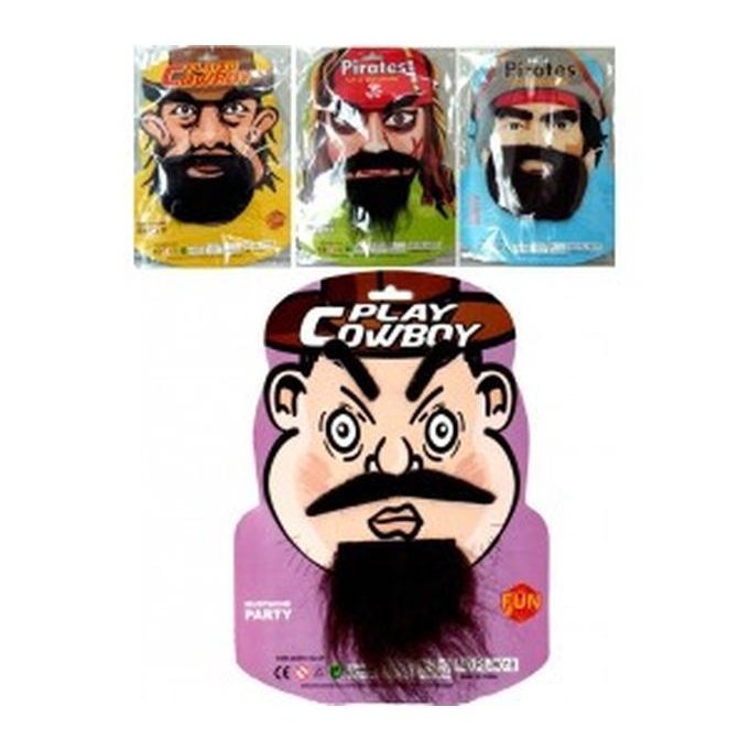 Fake Beads - Themed-Beards and Moustaches-Jokers Costume Mega Store