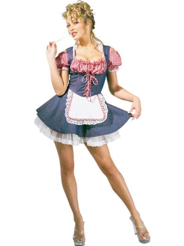 Farmers Daughter Secret Wishes Costume Size S - Jokers Costume Mega Store