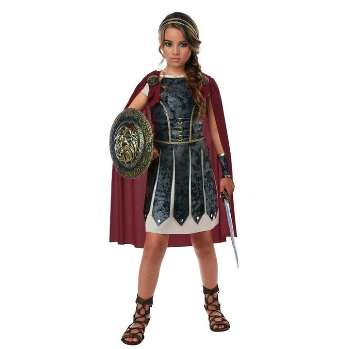 Fearless Gladiator Girl Costume - Jokers Costume Mega Store