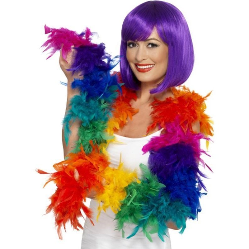 Feather Boa, Rainbow - Jokers Costume Mega Store