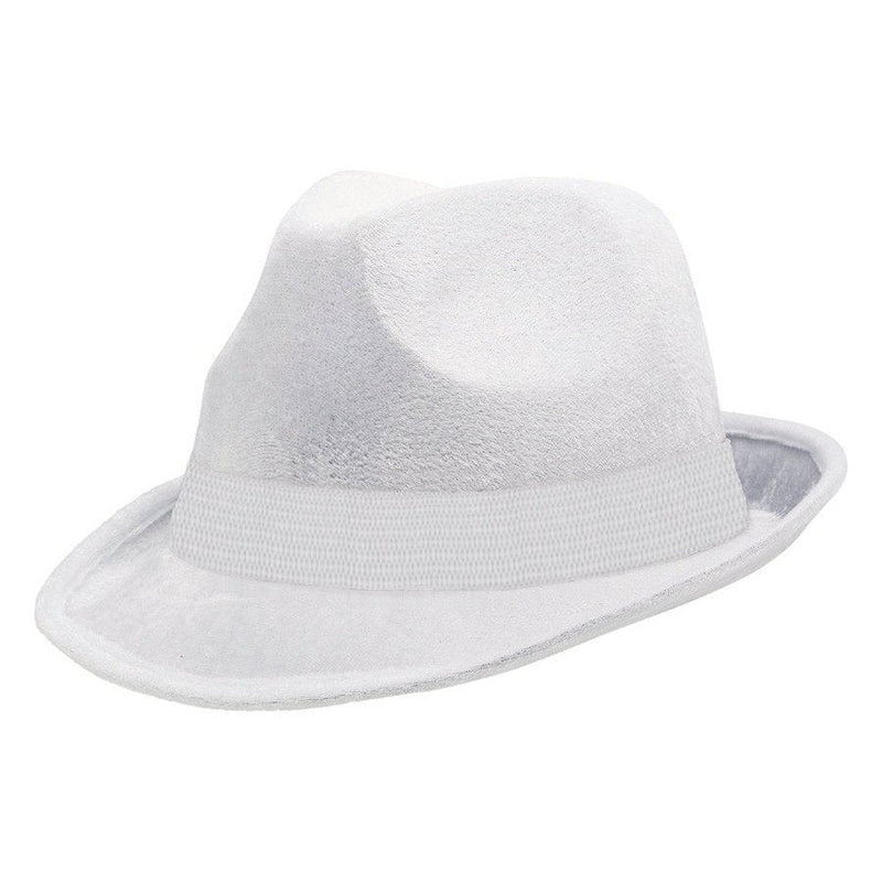 Fedora Hat White - Jokers Costume Mega Store