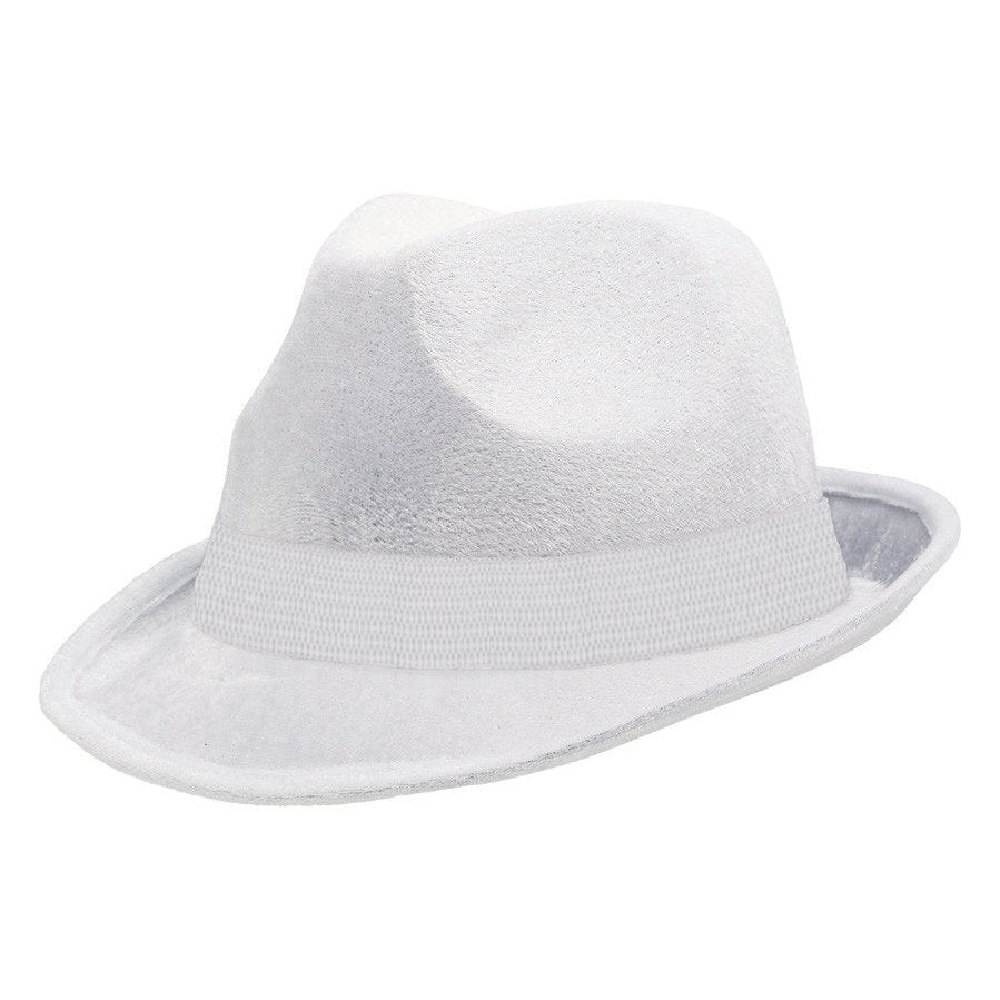 Fedora Hat White - Jokers Costume Mega Store