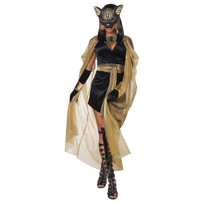Feline Goddess Bastet Costume - Jokers Costume Mega Store
