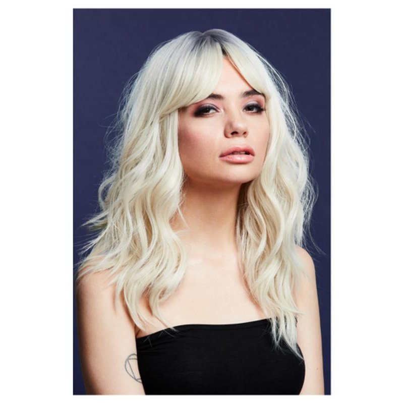 Fever Ashley Wig, Two Toned Blend, Ice Blonde - Jokers Costume Mega Store