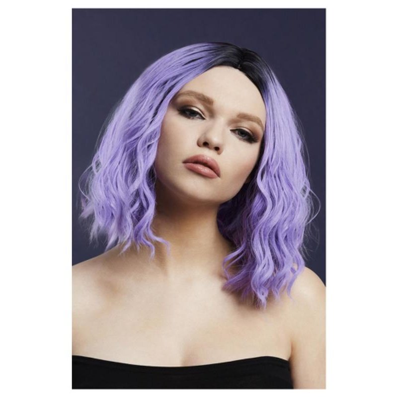 Fever Cara Wig, Two Toned Blend, Violet - Jokers Costume Mega Store