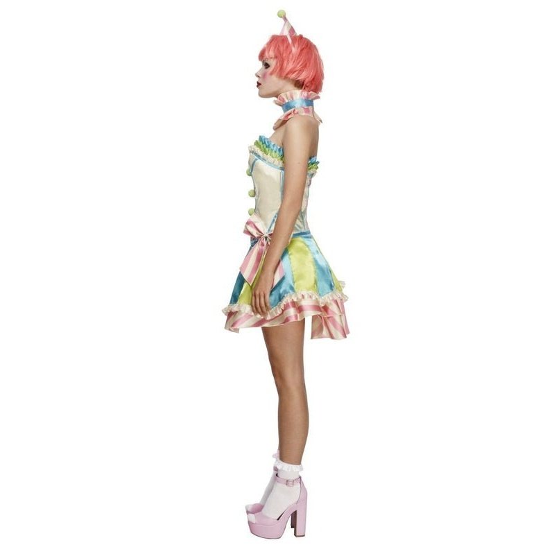 Fever Deluxe Vintage Clown Costume, With Corset - Jokers Costume Mega Store