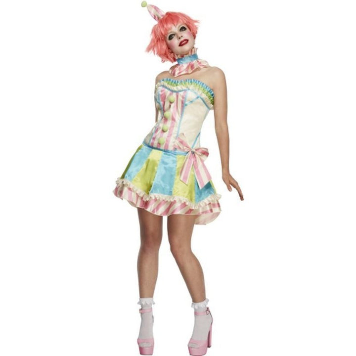 Fever Deluxe Vintage Clown Costume, With Corset - Jokers Costume Mega Store