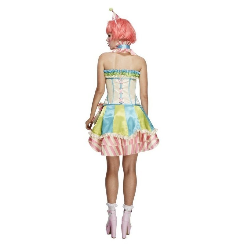 Fever Deluxe Vintage Clown Costume, With Corset - Jokers Costume Mega Store