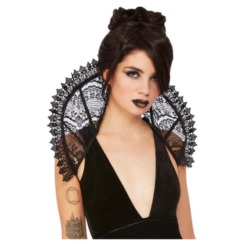 Fever Gothic Lace Stand Up Collar - Jokers Costume Mega Store