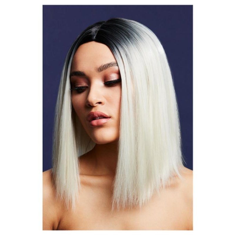 Fever Kylie Wig, Two Toned Blend, Ice Blonde - Jokers Costume Mega Store