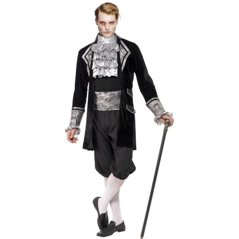 Fever Male Baroque Vampire Costume - Jokers Costume Mega Store