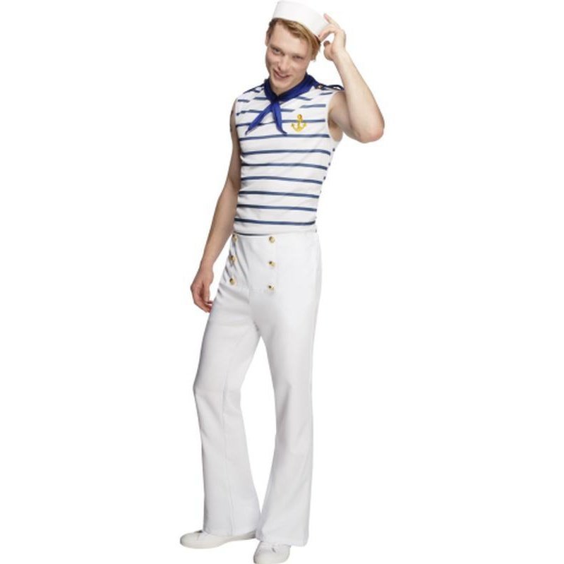 Fever Male French Sailor Costume - Jokers Costume Mega Store
