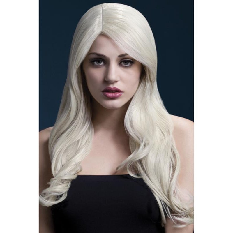 Fever Nicole Wig - Blonde, Soft Wave with Side Parting - Jokers Costume Mega Store