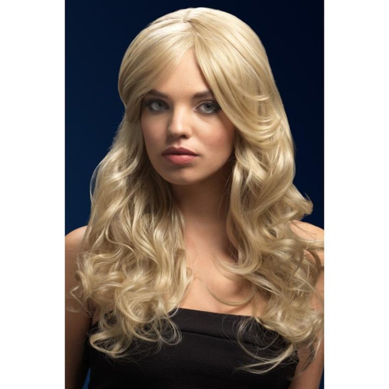 Fever Nicole Wig - Dark Blonde, Soft Wave with Side Parting - Jokers Costume Mega Store