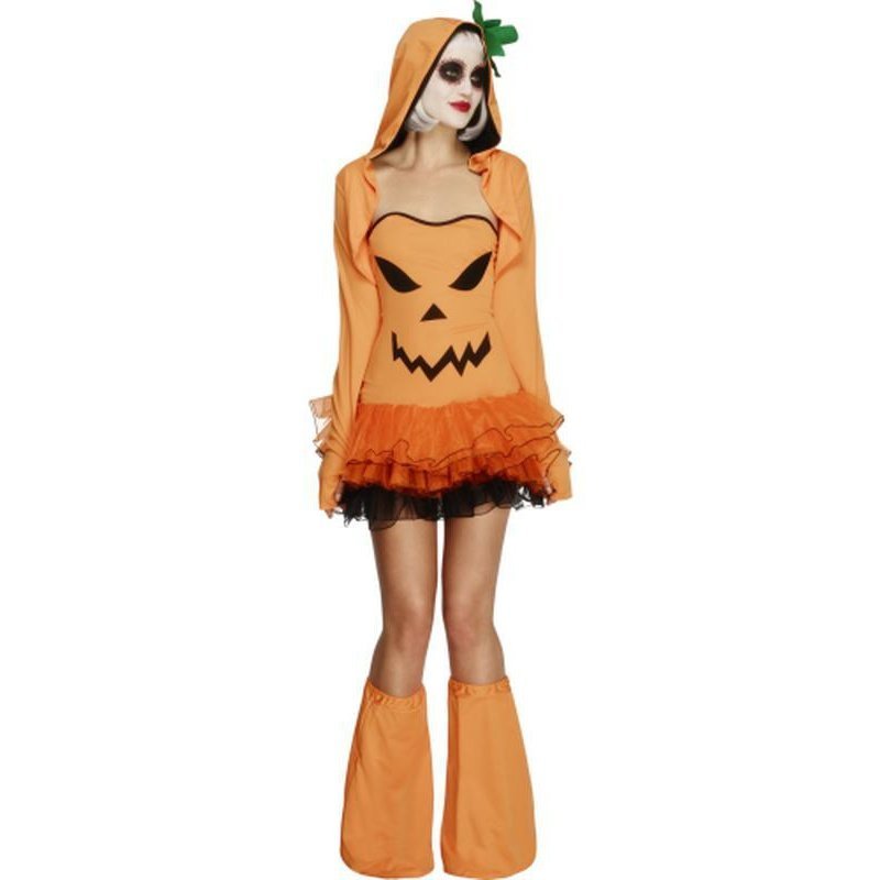 Fever Pumpkin Costume Tutu Dress - Jokers Costume Mega Store