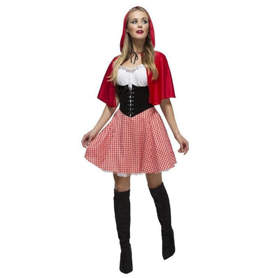 Fever Red Riding Hood Costume, Red - Jokers Costume Mega Store