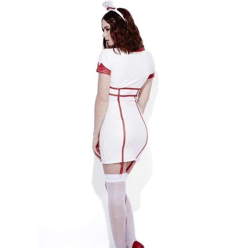 Fever Role Play Nurse Wet Look Costume - Jokers Costume Mega Store