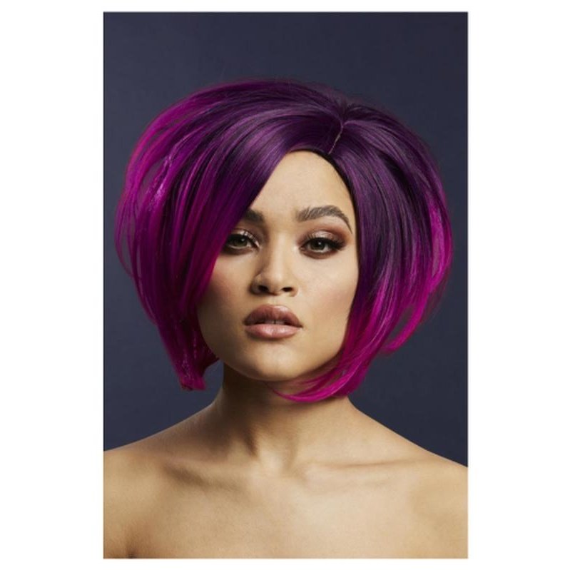 Fever Savanna Wig, True Blend, Purple - Jokers Costume Mega Store