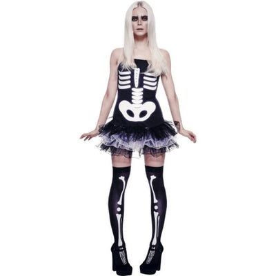 Fever Skeleton Costume, with Tutu - Jokers Costume Mega Store