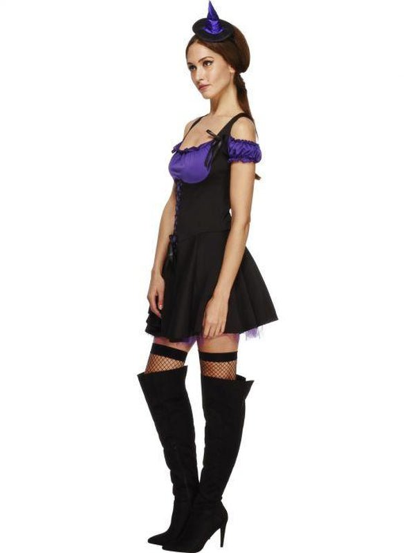 Fever Wicked Witch Costume, Purple - Jokers Costume Mega Store
