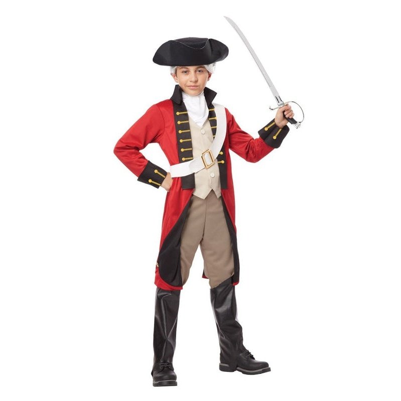 First Fleet Officer Boys Costume - 18th Century British Outfit – Jokers ...