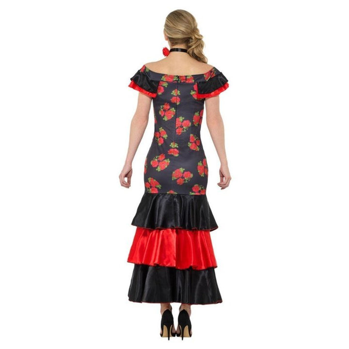 Flamenco Lady Costume, Black & Red - Jokers Costume Mega Store