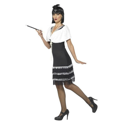 Flapper Costume - Fur Stole - Jokers Costume Mega Store