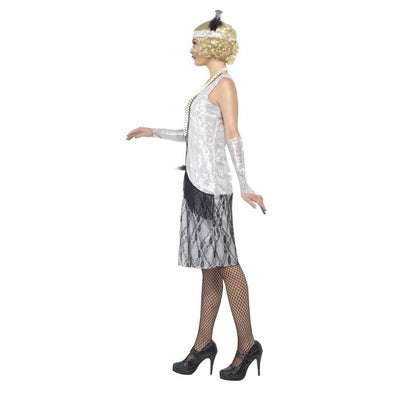 Flapper Costume - Silver - Jokers Costume Mega Store