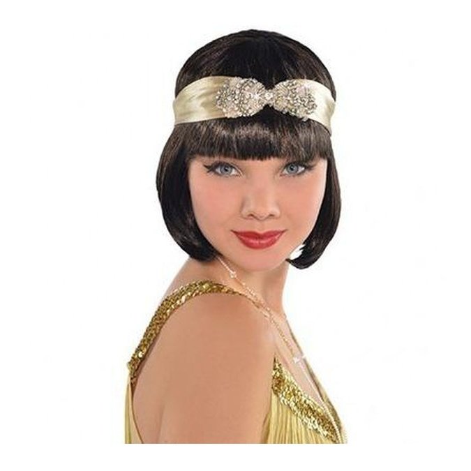 Flapper Head Band Gold - Jokers Costume Mega Store