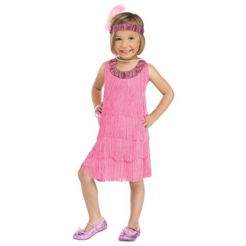 Flapper Pink Toddler Costume - Jokers Costume Mega Store