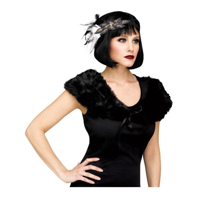 Flapper Stole Black - Jokers Costume Mega Store