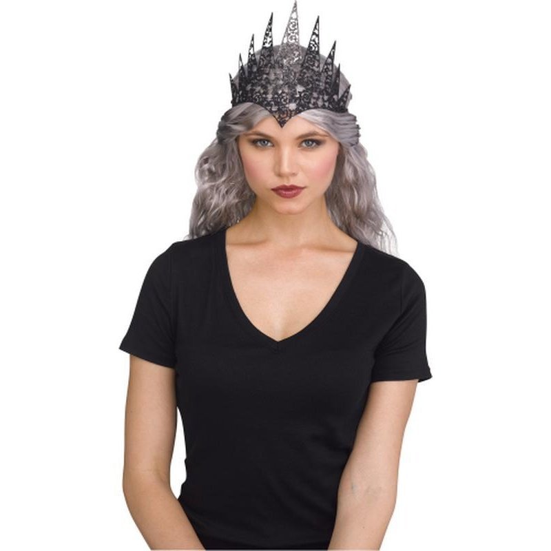 Flexible Glitter Crown Black - Jokers Costume Mega Store