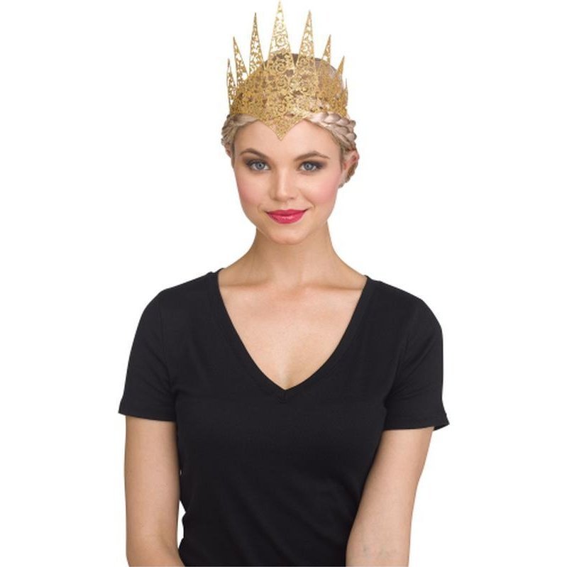 Flexible Glitter Crown Gold - Jokers Costume Mega Store