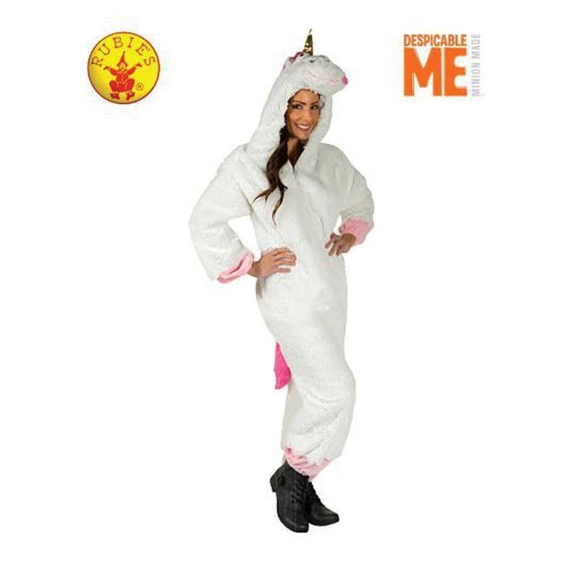 Fluffy Unicorn Costume Size Std - Jokers Costume Mega Store