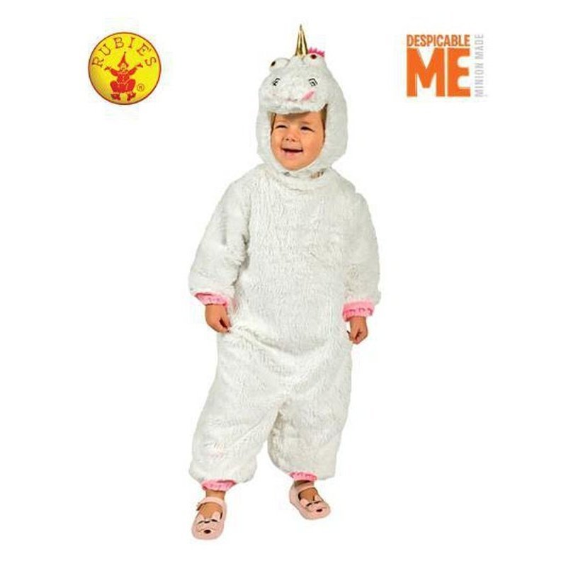 Fluffy Unicorn Costume Size Toddler - Jokers Costume Mega Store