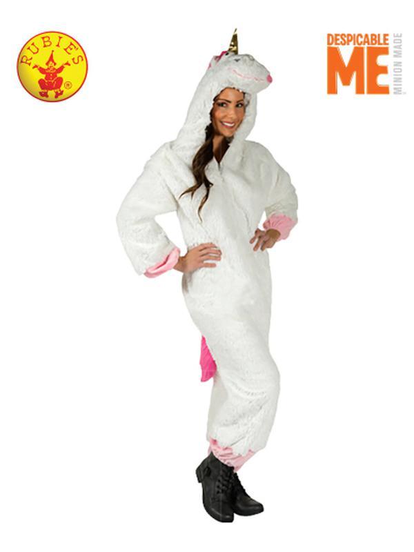Fluffy Unicorn Costume Size Xl - Jokers Costume Mega Store