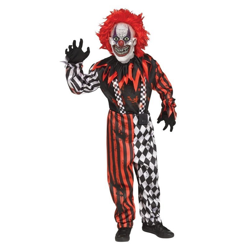 Freak Show Lu/Sound Clown, Child - Jokers Costume Mega Store