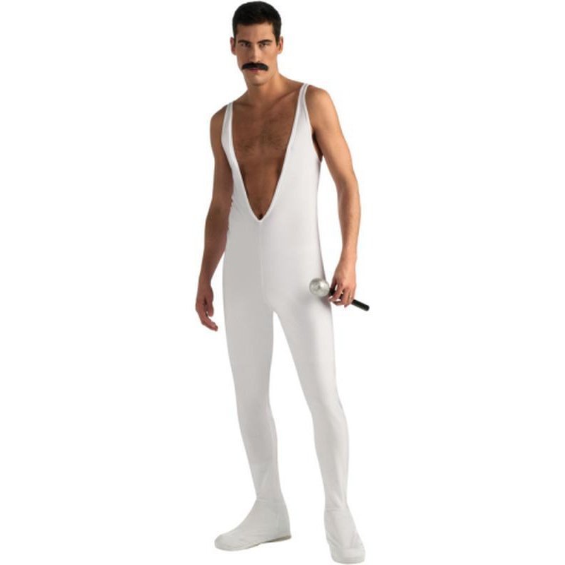 Freddy Mercury White Jumpsuit Size L - Jokers Costume Mega Store