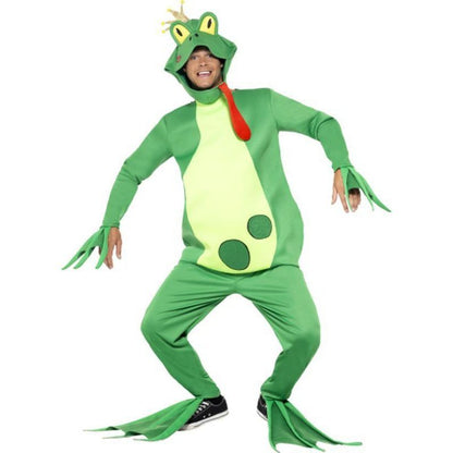 Frog Prince Costume, Top With Attached Gloves - Jokers Costume Mega Store