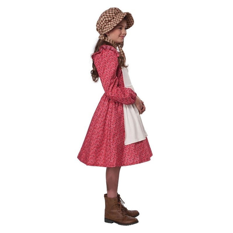 Frontier Settler Red Girls Costume - Jokers Costume Mega Store