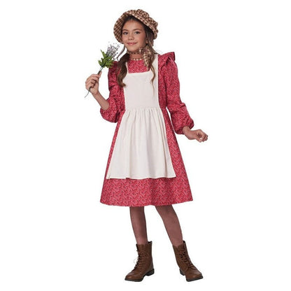 Frontier Settler Red Girls Costume - Jokers Costume Mega Store