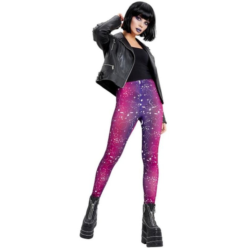 Galactic Print Leggings - Jokers Costume Mega Store