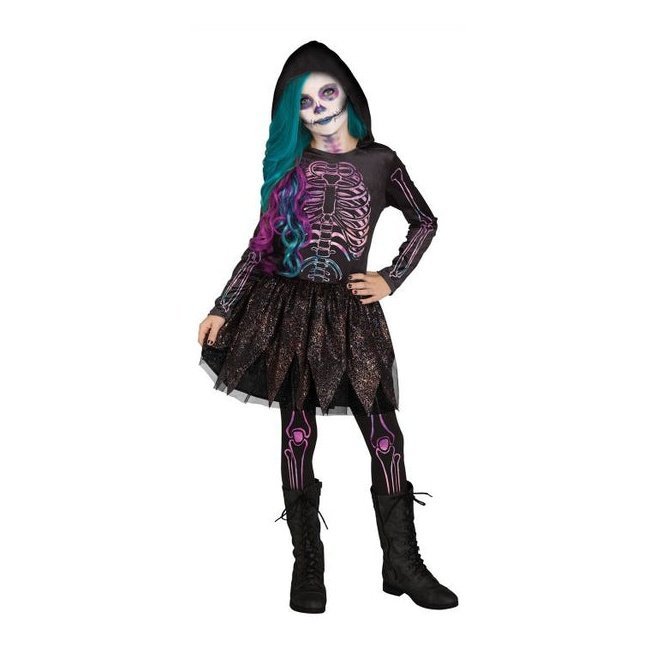 Galaxy Skeleton Girls Costume - Jokers Costume Mega Store