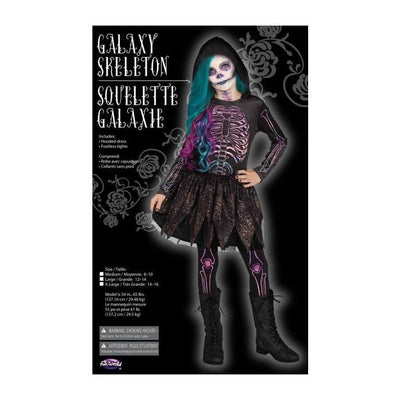 Galaxy Skeleton Girls Costume - Jokers Costume Mega Store