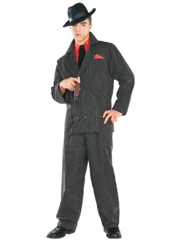 Gangster Premium Costume Size Xl - Jokers Costume Mega Store