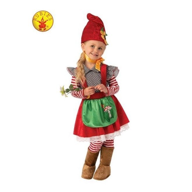 Garden Gnome Girl Costume, Child - Jokers Costume Mega Store