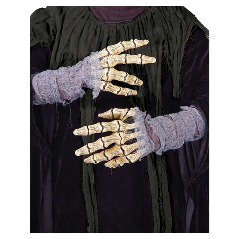 Gauze Bones Hands - Jokers Costume Mega Store