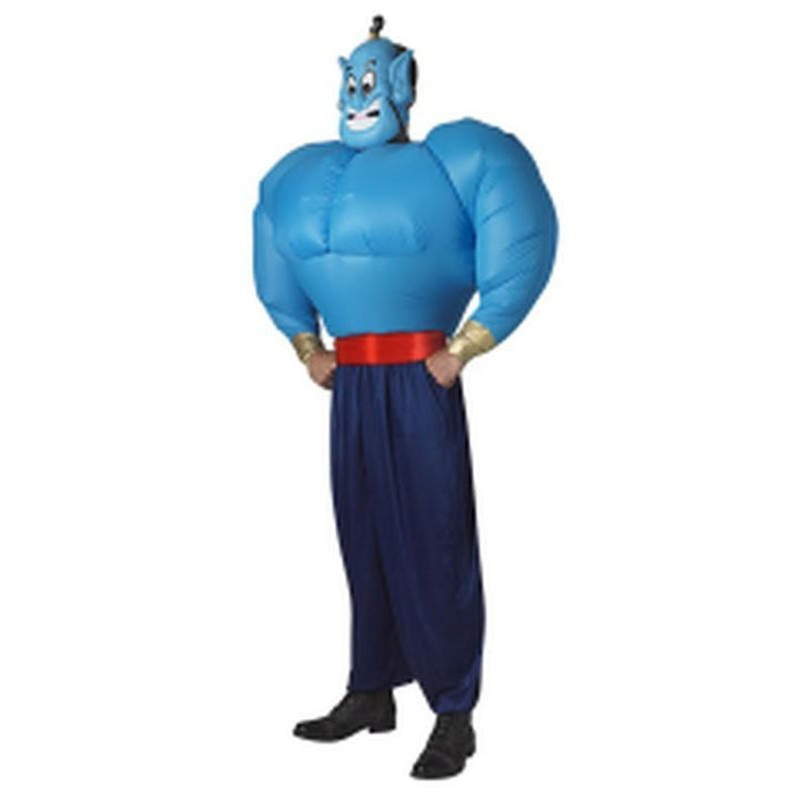 Genie Adult Inflatable Costume Size Std - Jokers Costume Mega Store